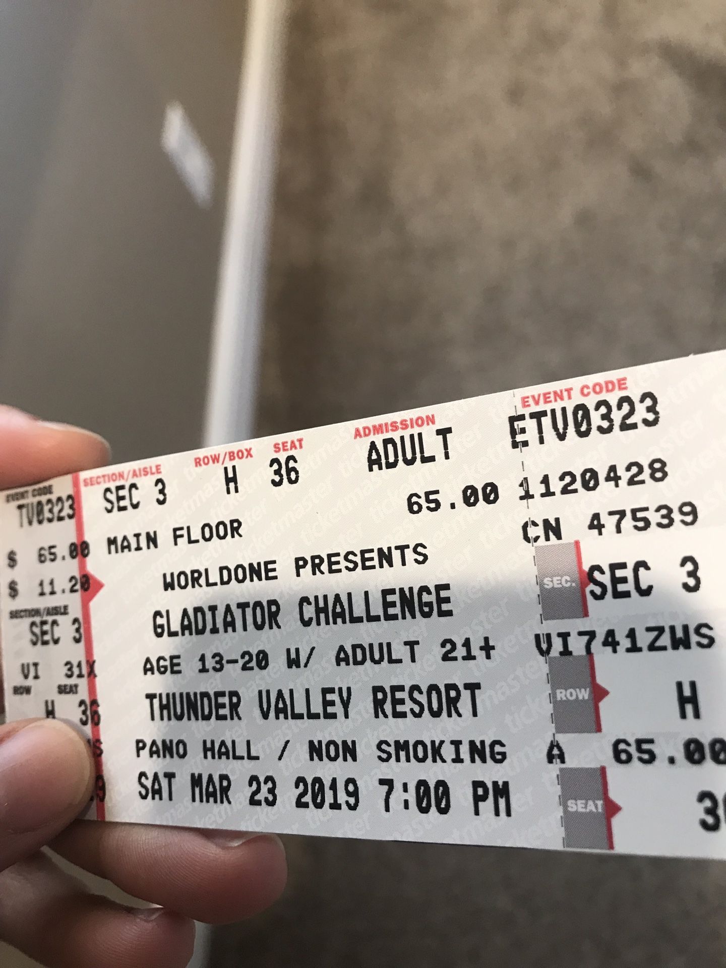 UFC MMA fight tickets gladiator challenge at Thunder valley casino