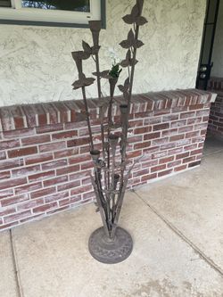 Vintage Floor Candle Holder