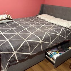 Queen size bed frame not mattress