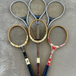 6 Tennis Rackets 