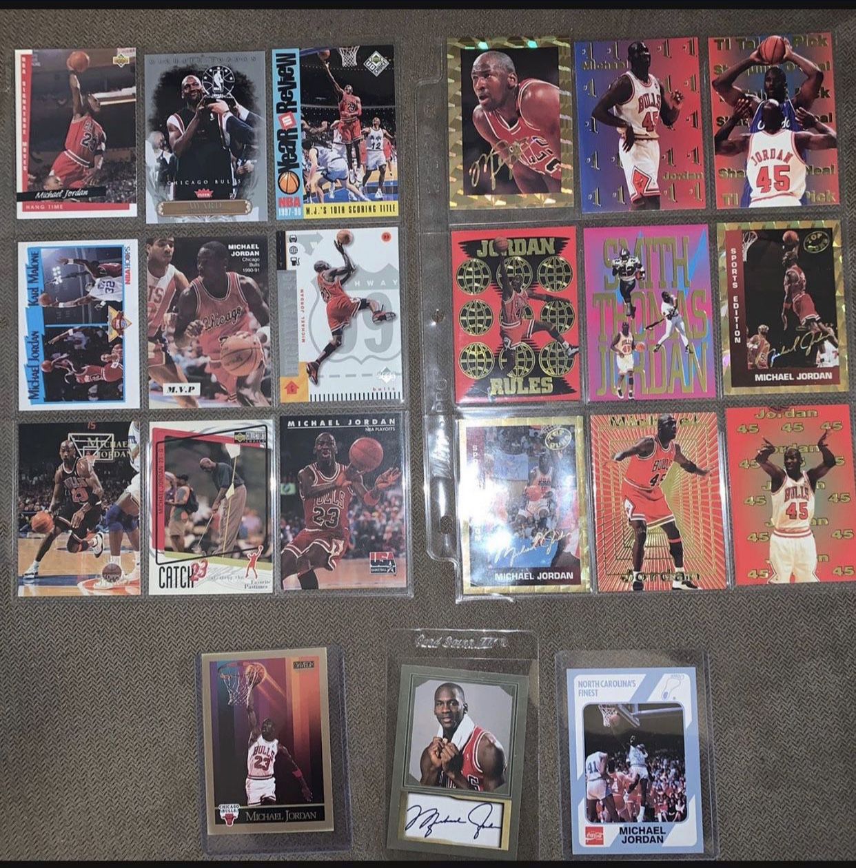 Michael Jordan &  Lebron James Cards