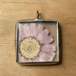Pressed Flower Charm