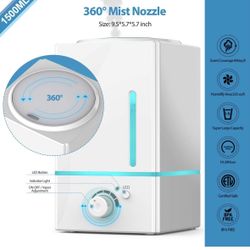 1500ml Aroma Essential Oil Diffuser Large - Exqline Diffuser for Large Room, Large Aromatherapy Diffuser/Humidifier, Unique Diffusers for Essential Oi