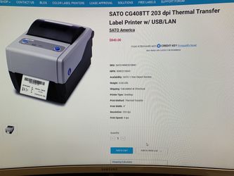 Sato Label Printer