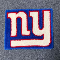 NY Giants Decor Rug Handmade 