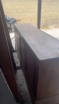 Free Large credenza and book shelf.