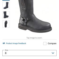 Harley Davison Toe Steel Boots