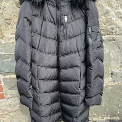 Calvin Klein Womens 3/4 Coat Sz S