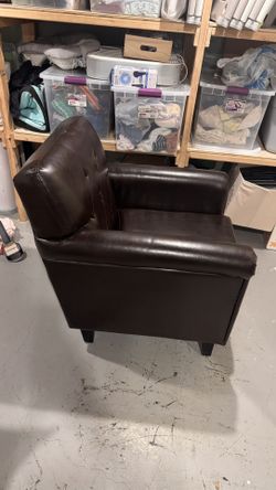 $60. Faux Leather Chair. 