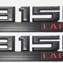 2X 3D Left&right Fender Emblem For F-150 LARIAT Truck