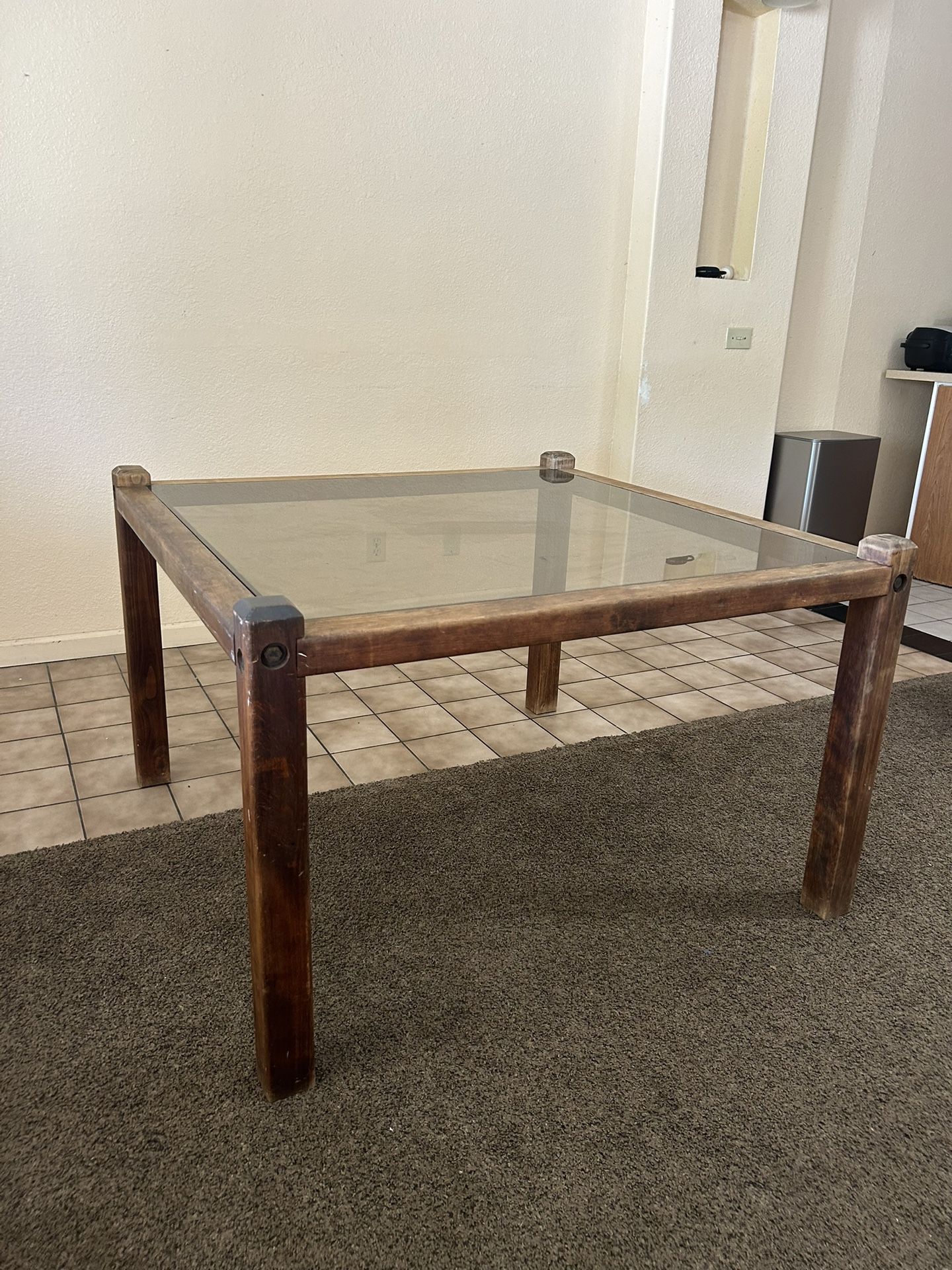 Vintage Wood Dining Table