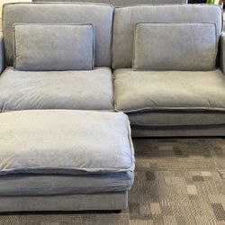 Brand New Couches for Living Room Modern Home L-Shaped Sectional Sofa Couches with Ottoman