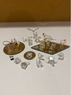 Collection of Swarovski crystal miniatures