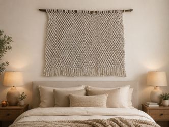 Custom-Made Macramé Art Piece