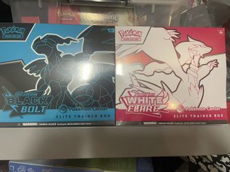 Black Bolt & White Flare ETB Pokemon Center
