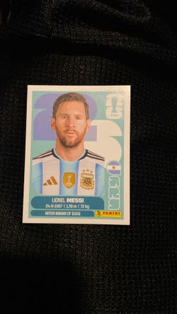 Messi 2026 world cup sticker