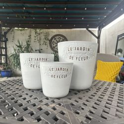 3 Le Jardin De Fleur Planters