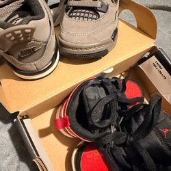 Brand new & lightly worn baby shoes size 4c