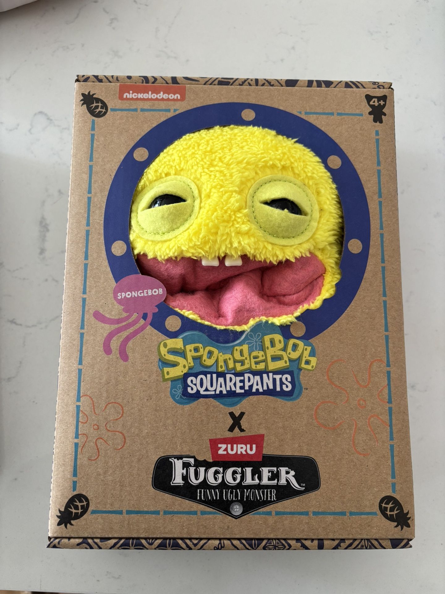 SpongeBob SquarePants x Fuggler 9.45” Plushie Collectible New in Box