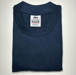 Medium Navy Blue Heavyweight Pro Club T-shirt