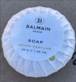 BALMAIN BOX 100 INDIVIDUAL SOAP PERSONAL AIRBNB TRAVEL TOILETRY