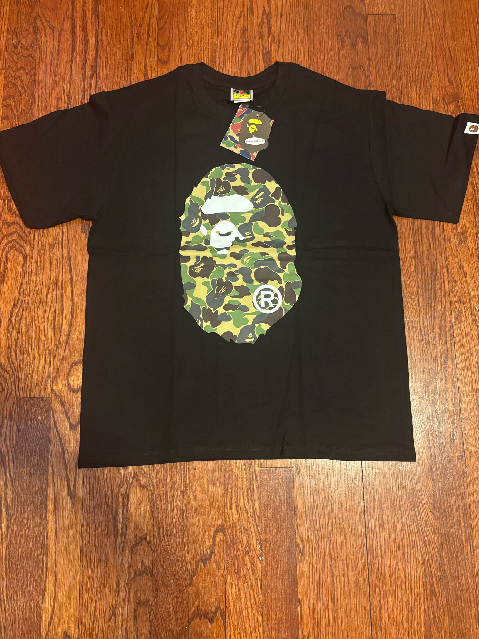 A Bathing Ape Green Camo Head 