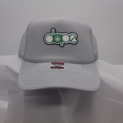 "DOPE" SnapBack Foam Trucker Hat With Mesh Back 