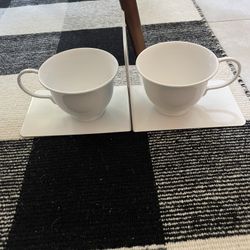 Coffee Cup Bookends