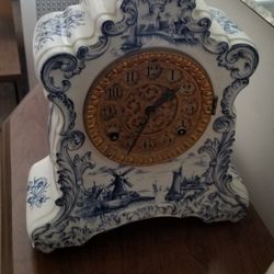 1880s Tioga Porcelain Clock - Must Sell