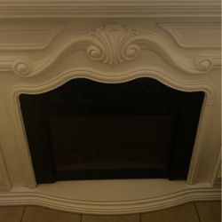 Heated Electric Fireplace