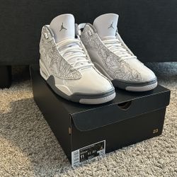 Air Jordan “ Dub Zero” White/gray Size 11