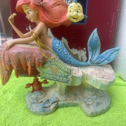 Jim Shore “the Little Mermaid On Rock” Figurine 25th Anniversary