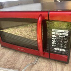 Emerson Red Microwave 