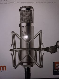 BRAND NEW in box WA-47jr mic Warm Audio Neumann "clone"