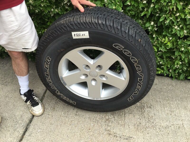 Good year with rin p255 75R17