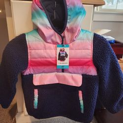 1 Madison Girls Pull Over Jacket NWT Size 4 T