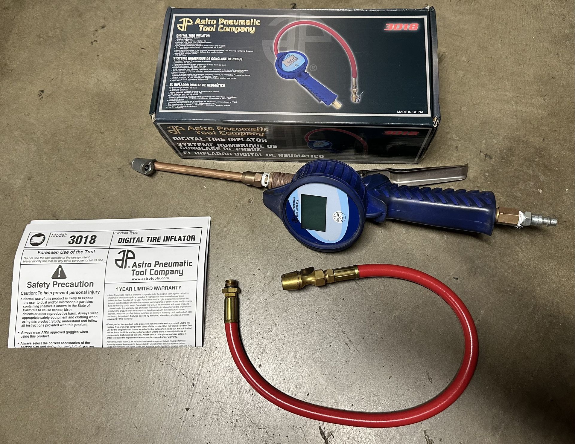 Digital Tire Inflator Top Of The Line/like New for Sale in Lakewood, CA ...