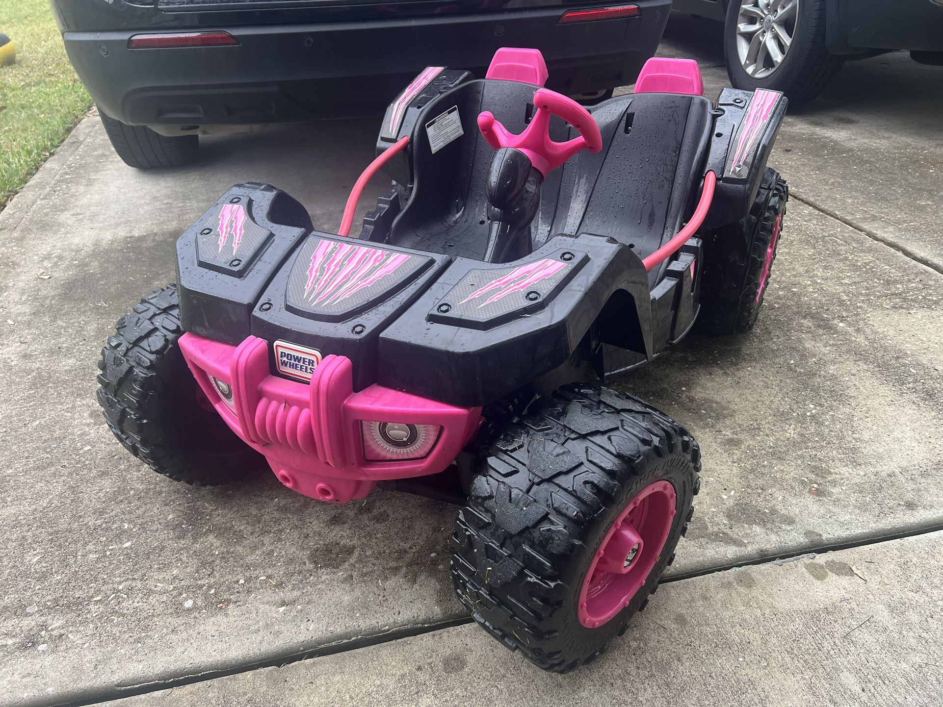 Power Wheels, 12V, Girls Desert Racer FCD17-9993 (Modified Slip-Proof Rear Tires)