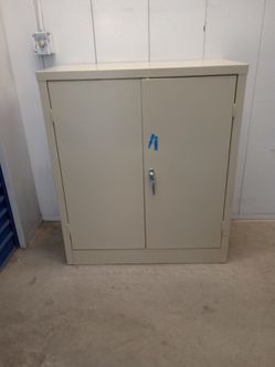 To doors metal storage cabinet $ 150 each