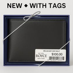 Royce Leather Bifold Wallet – NEW with Tags
