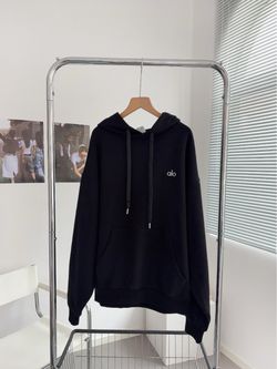 Alo Yoga Black Pullover Hoodie