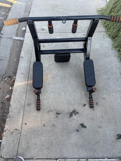 wall mount bar dip/pull up station