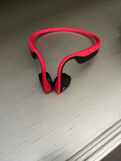 Aftershokz AS650:  Open-Ear Wireless Bone-Conduction Headphones | RED | PreOwned