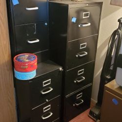 File cabinets  Desk