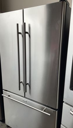 Jenn Air 3-Door Black Stainless Refrigerator
