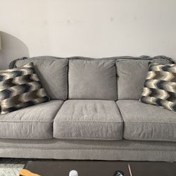 Couch Gray Good Condition $200  Negotiable 
