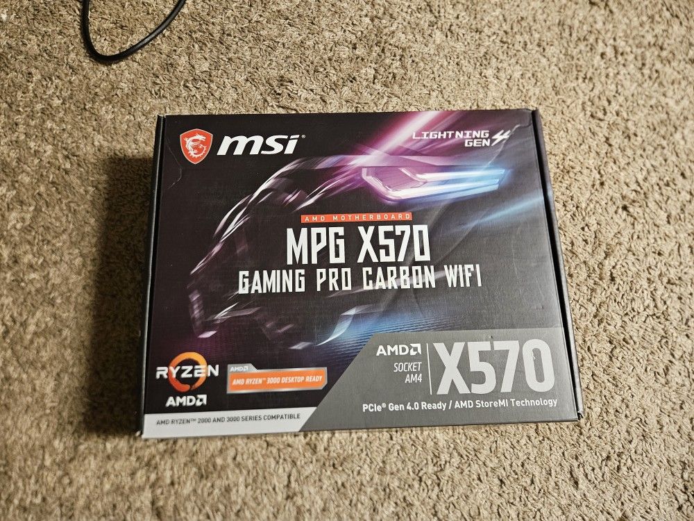 MSI X570 Gaming Pro Carbon Broken/for Parts