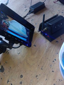 Cordless Solar powered  back up  camera