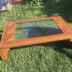 Coffee table and two end tables
