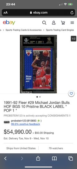 Michael Jordan Fleer 1991 # 29